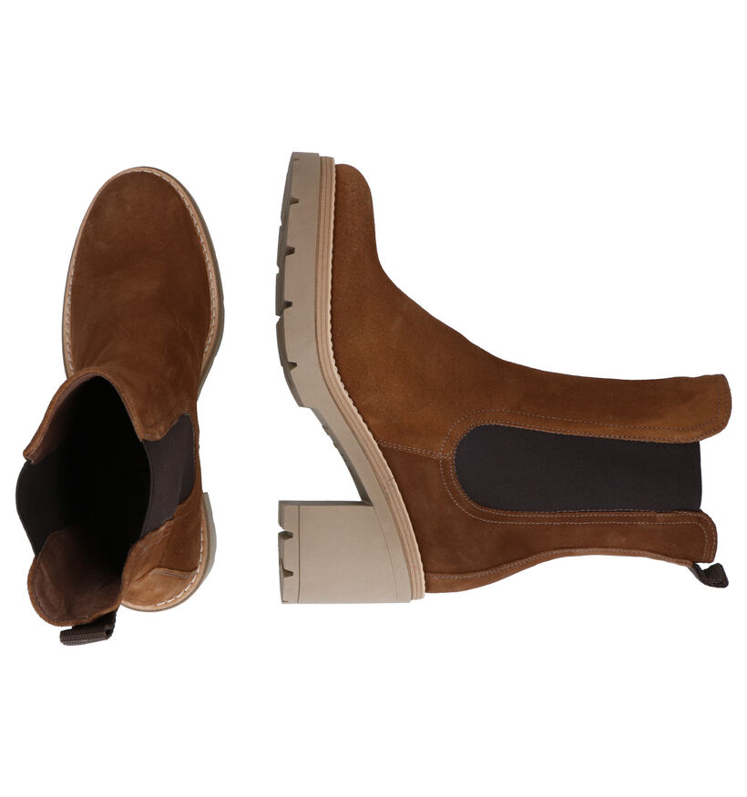 NeroGiardini Bottines à talons en Cognac pour femmes (296598)