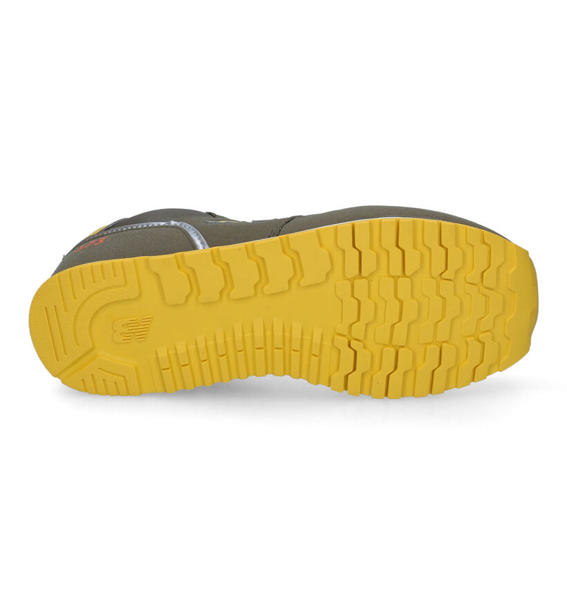 New Balance YC373 Baskets en Kaki pour garçons (312316) - pour semelles orthopédiques