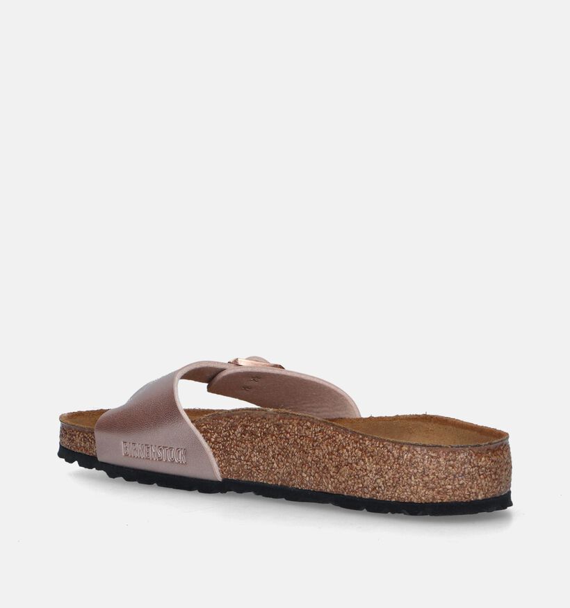 Birkenstock Madrid Birko-Flor Rose Gold Slippers voor dames (338054)