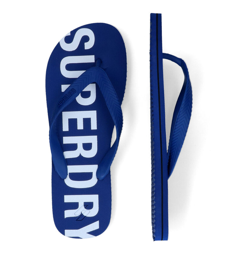 Superdry Code Essential Zwarte Teenslippers in kunststof (305765)