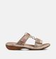 Rieker Beige Slippers voor dames (370411)