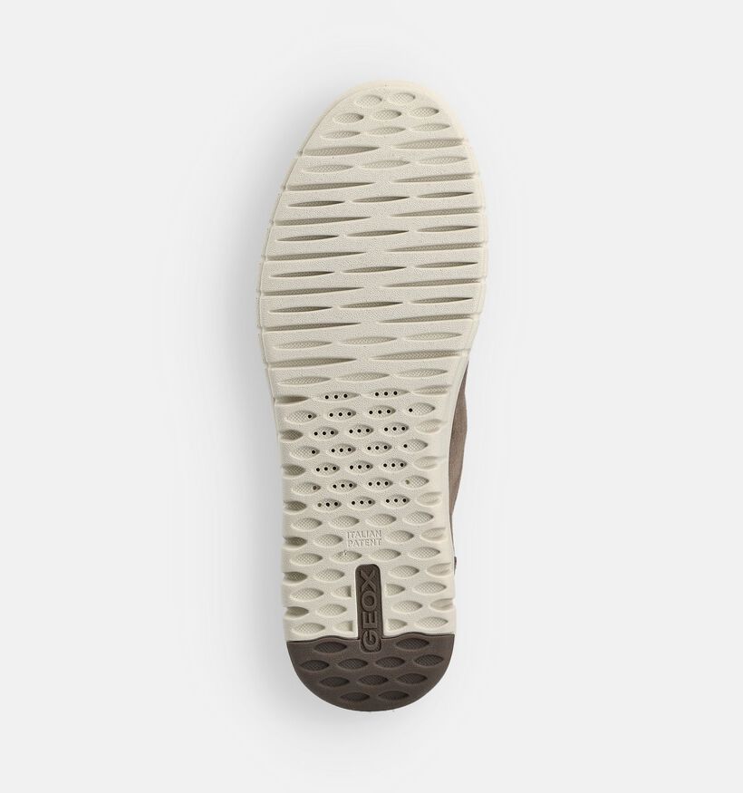 Geox Taupe Veterschienen voor heren (370525) - geschikt voor steunzolen
