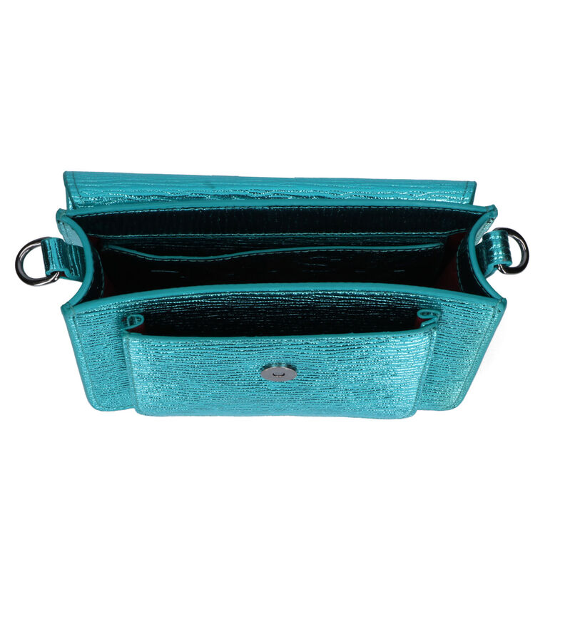 Hvisk Cayman Pocket Vegan Turquoise Crossbody Tas in kunstleer (318494)