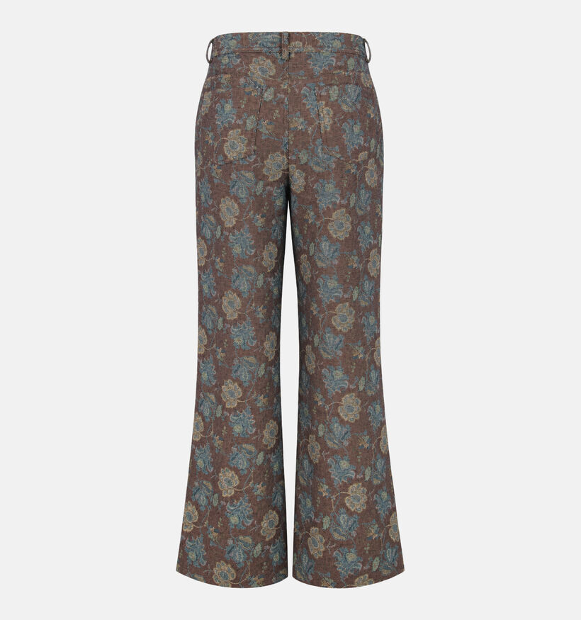 The Korner Donkerbruine Straight Leg Jeans voor dames (382185)