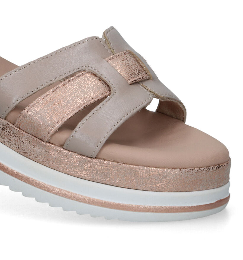 Tamaris Comfort Taupe Plateausandalen voor dames (323054)