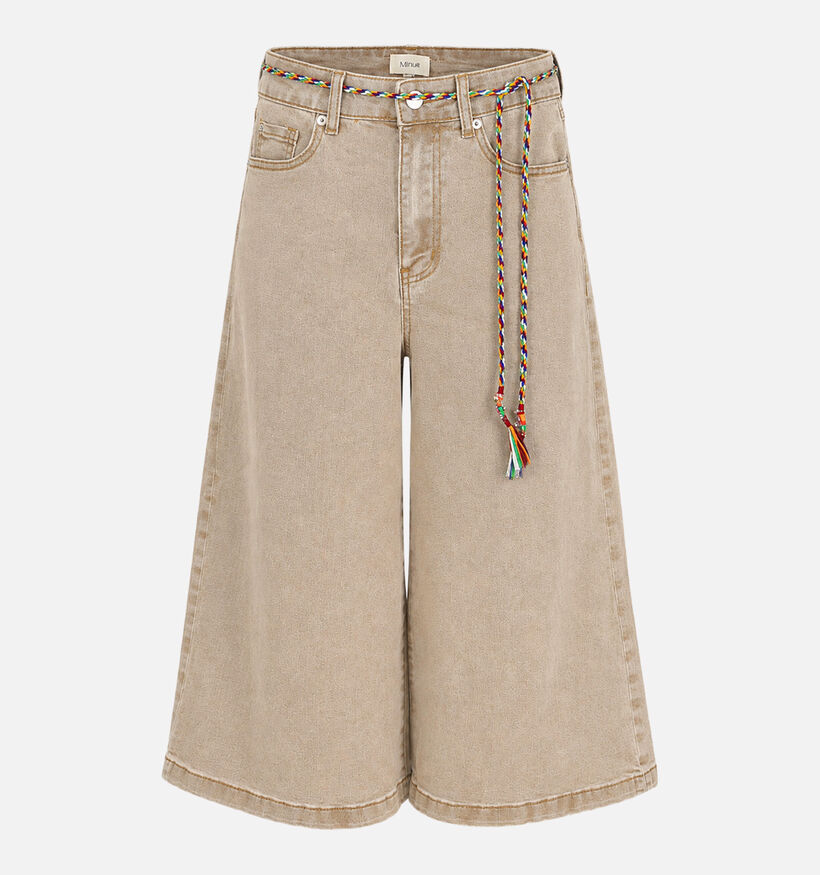 Minuit Beige Jeansbroek voor dames (381855)