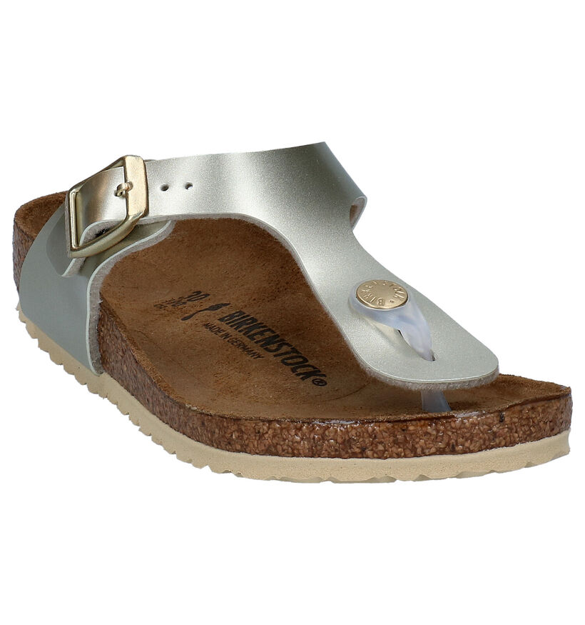 Birkenstock Gizeh Nu-pieds en Blanc pour filles (352248)