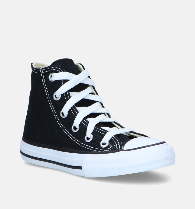 Converse Chuck Taylor All Star Baskets en Noir pour filles, garçons (335726)