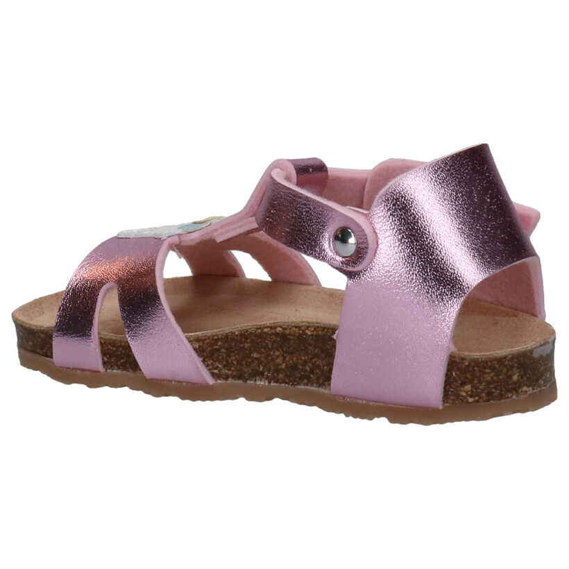 K3 Sandales pour bébé en Rose en simili cuir (272272)