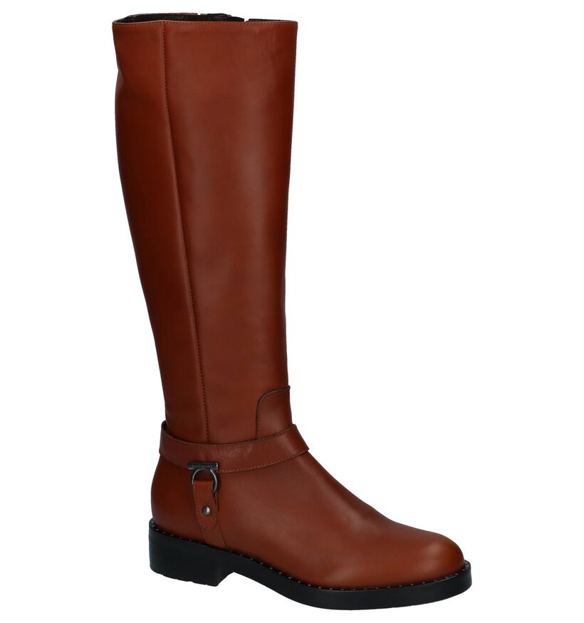 River Woods Bottes hautes en Cognac en cuir (231778)