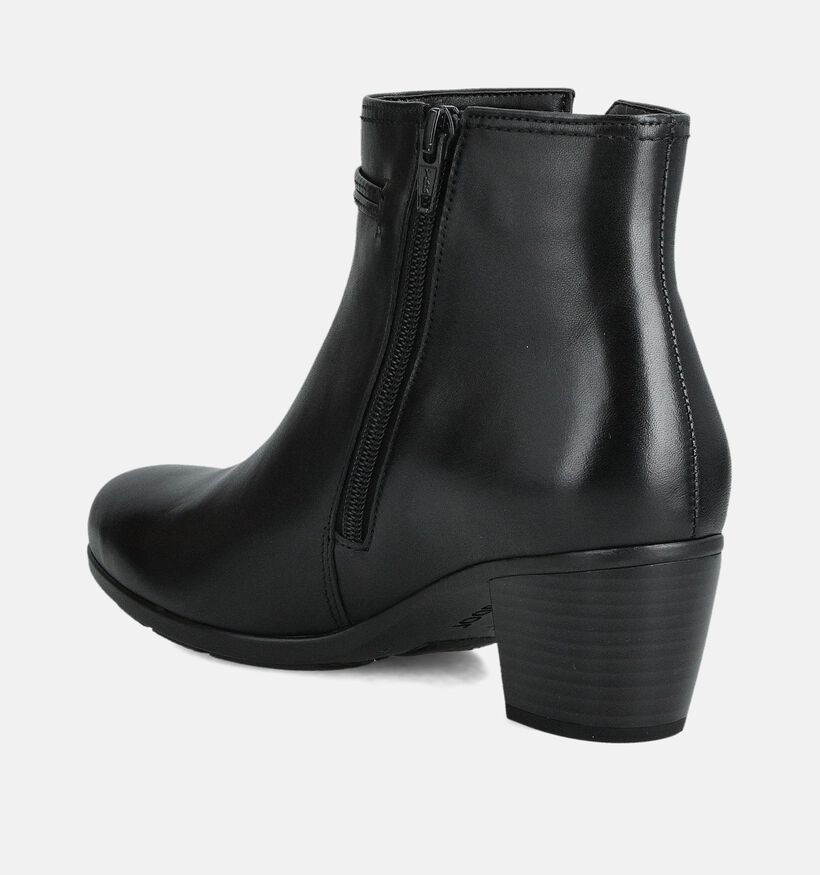 Gabor Best Fitting Bottines à talons en Noir pour femmes (360297) - pour semelles orthopédiques