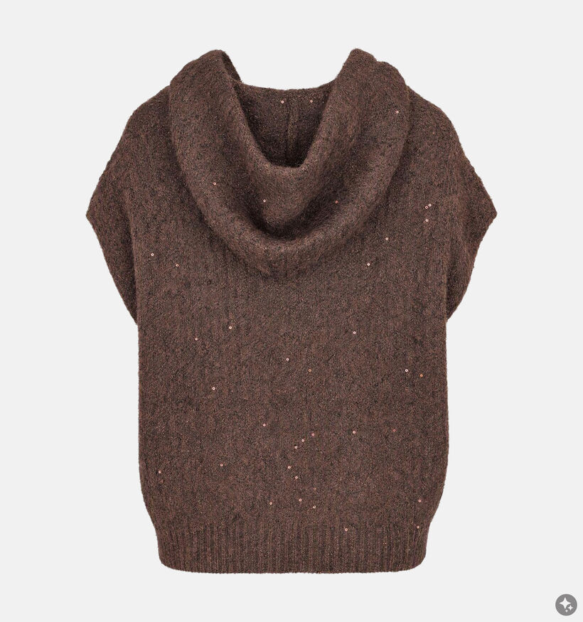 Deeluxe Original Aliama Donkerbruine Vest voor dames (382272)