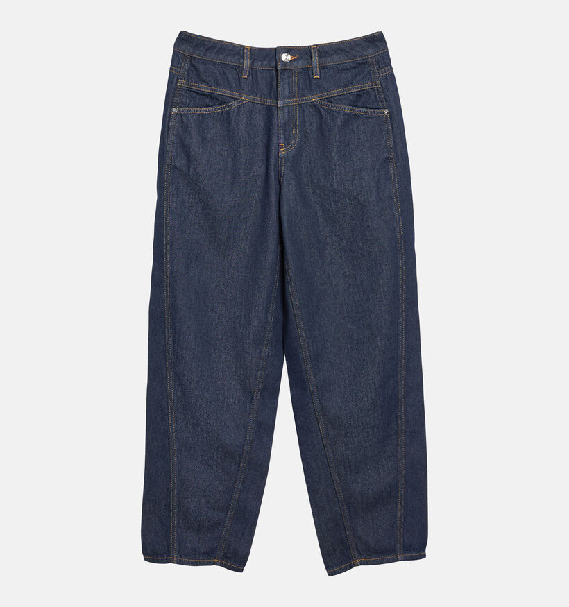 comma Liv Dark Denim Blauwe Barrel Jeans voor dames (379441)