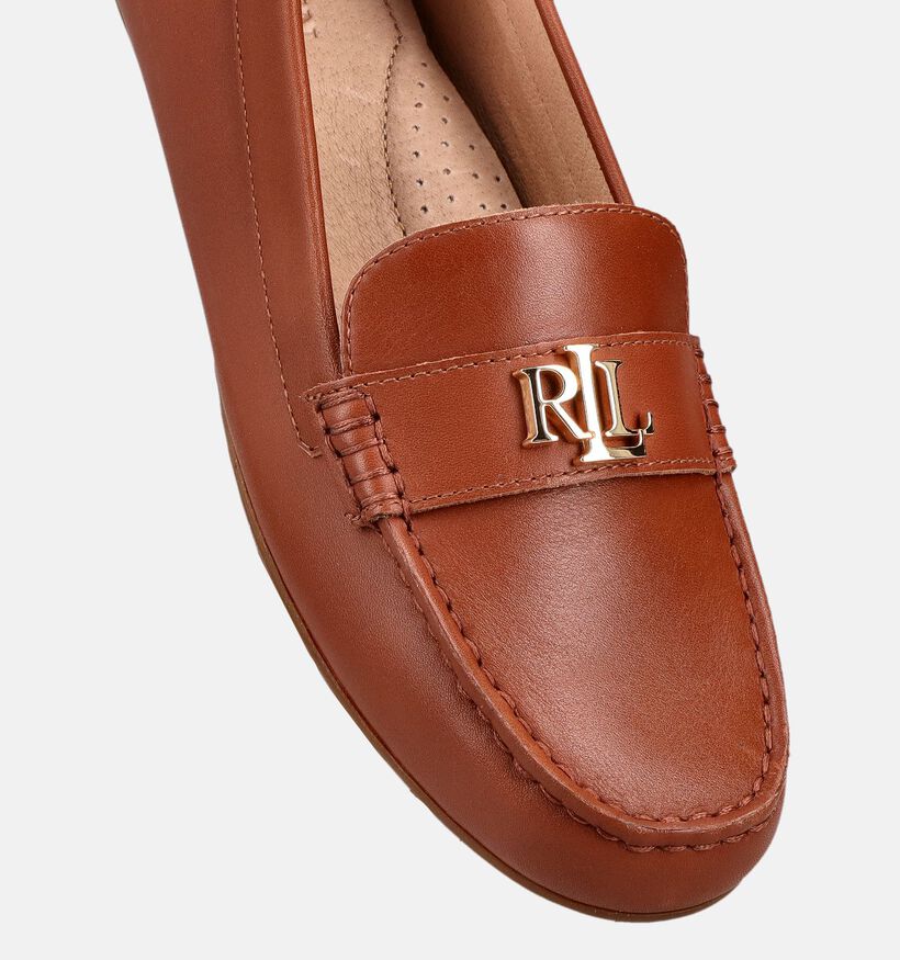 Polo Ralph Lauren Barnsburry Loafers en Cognac pour femmes (372001)