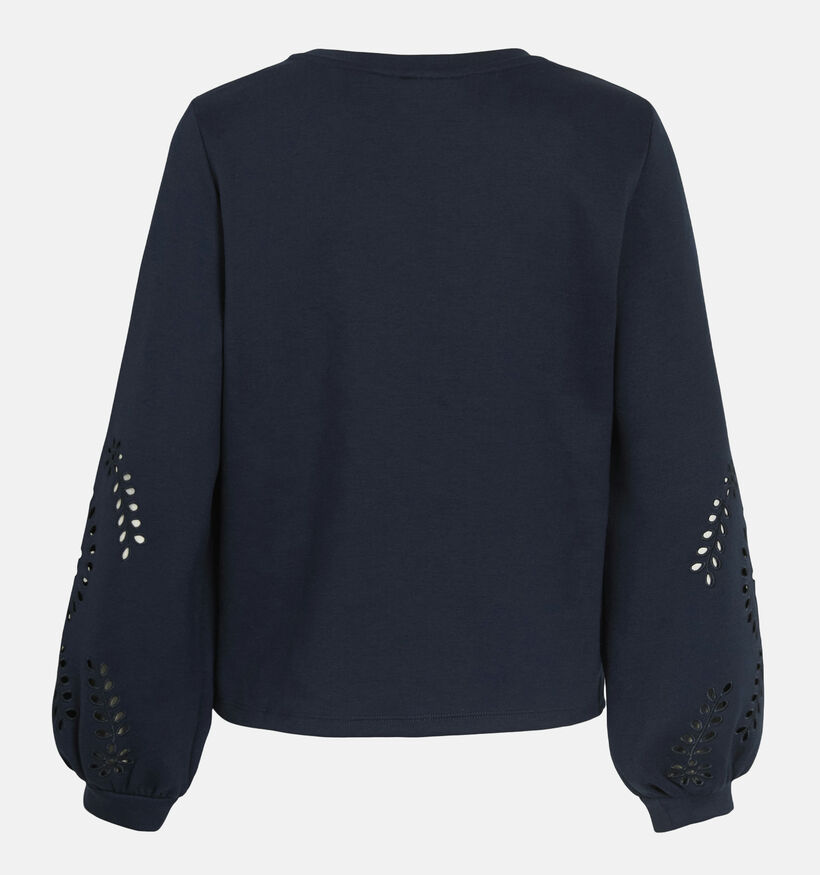 Vila Sandy Detail Donkerblauwe Sweater voor dames (368091)
