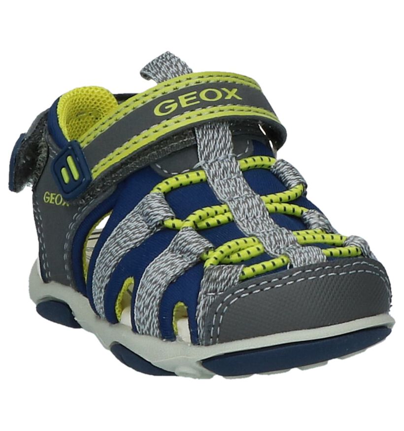 Geox Sandales en Gris foncé en simili cuir (213168)