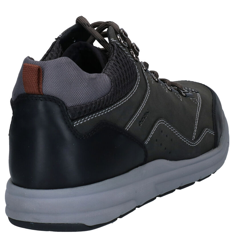 Geox Hallson Chaussures de randonnée en Brun en cuir (294763)