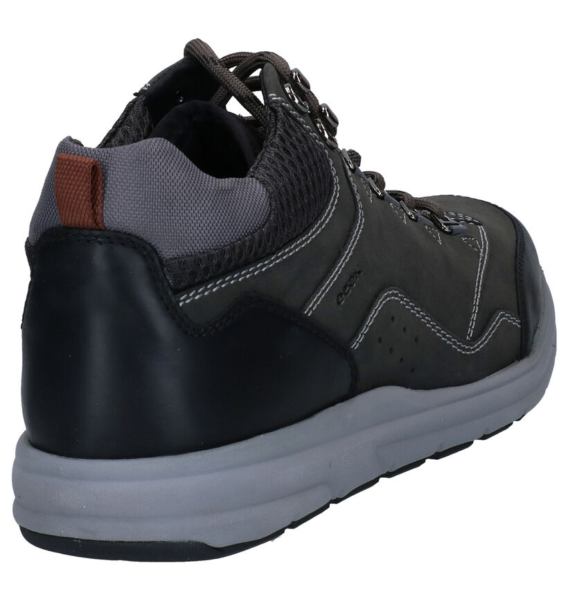 Geox Hallson Bruine Wandelschoenen in leer (294763)