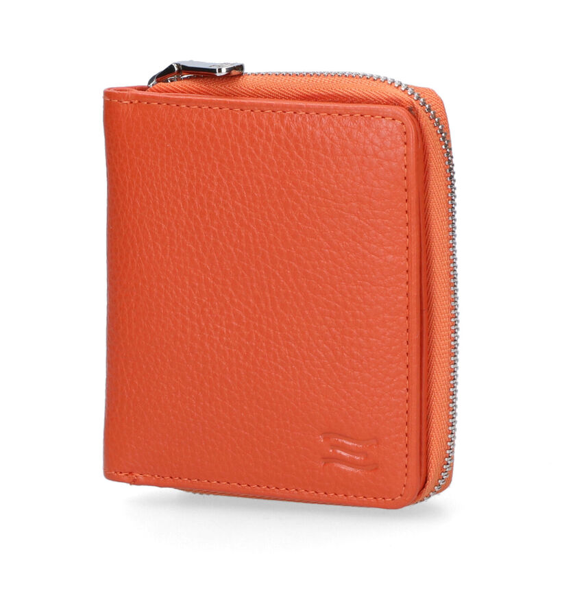 Crinkles Zwarte Ritsportemonnee voor dames (329716)