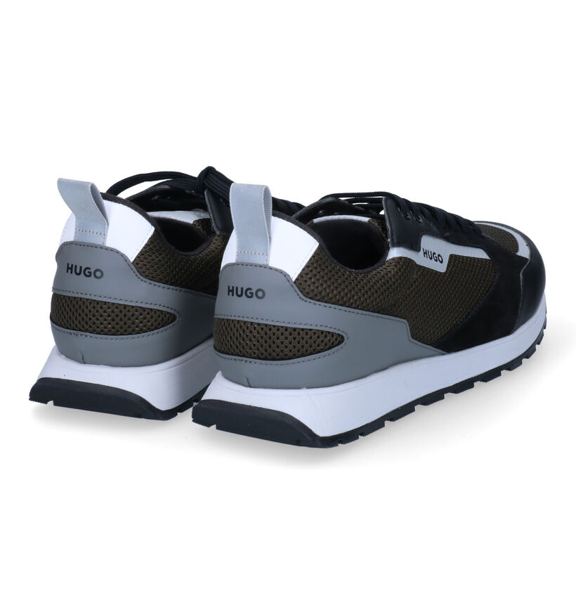 Hugo Icelin Runn Baskets en Noir pour hommes (303298) - pour semelles orthopédiques