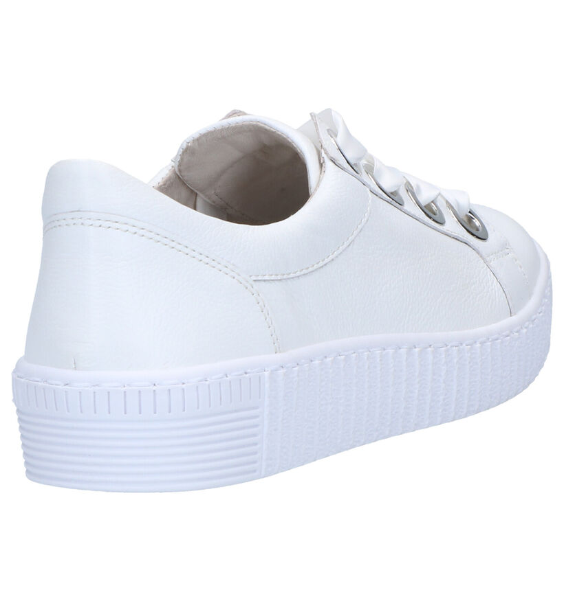 Gabor Best Fitting Chaussures à Lacets en Blanc en cuir (265853)