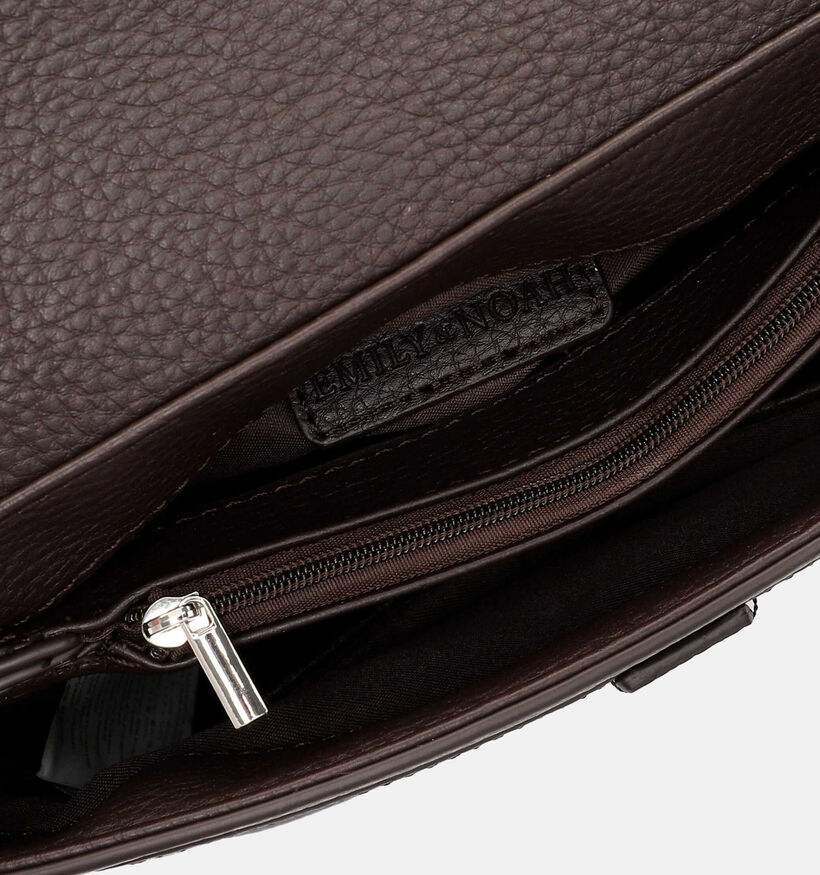 Emily & Noah Hasina Sac porté croisé en Marron pour femmes (363467)