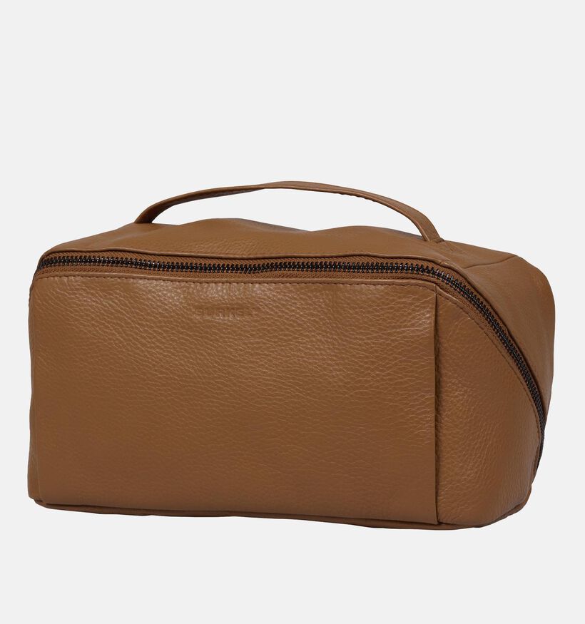 Burkely Trousse de toilette en Cognac pour femmes, hommes (337813)