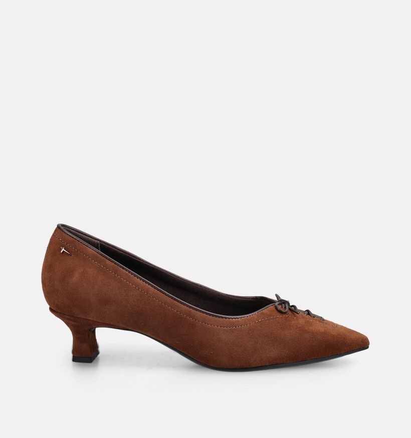 Tamaris Cognac Pumps Kitten Heels voor dames (376639)
