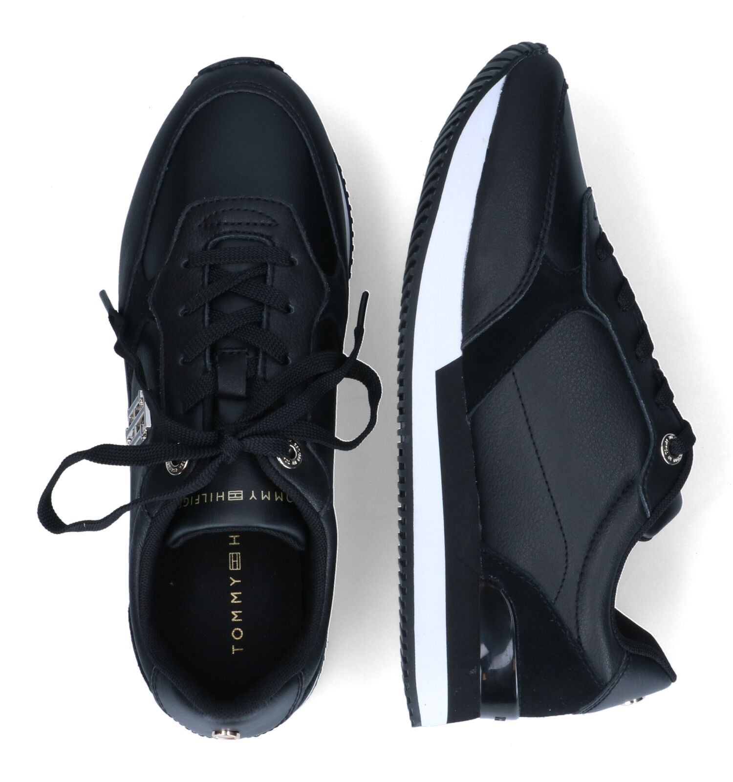 Tommy hilfiger sneakers dames zwart hotsell
