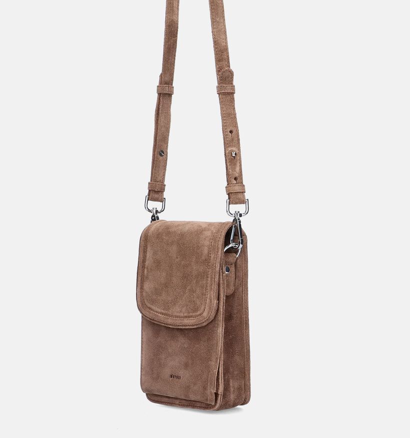 DSTRCT Portland Road Taupe Clutch Crossbody tas voor dames (353932)