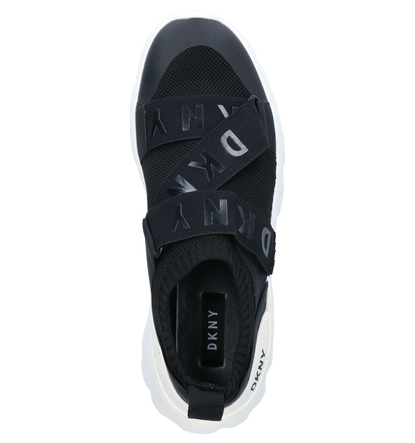 DKNY Clara Baskets Slip-on en Noir en textile (253717)