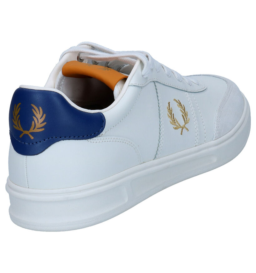 Fred Perry Chaussures à lacets en Écru en cuir (292421)