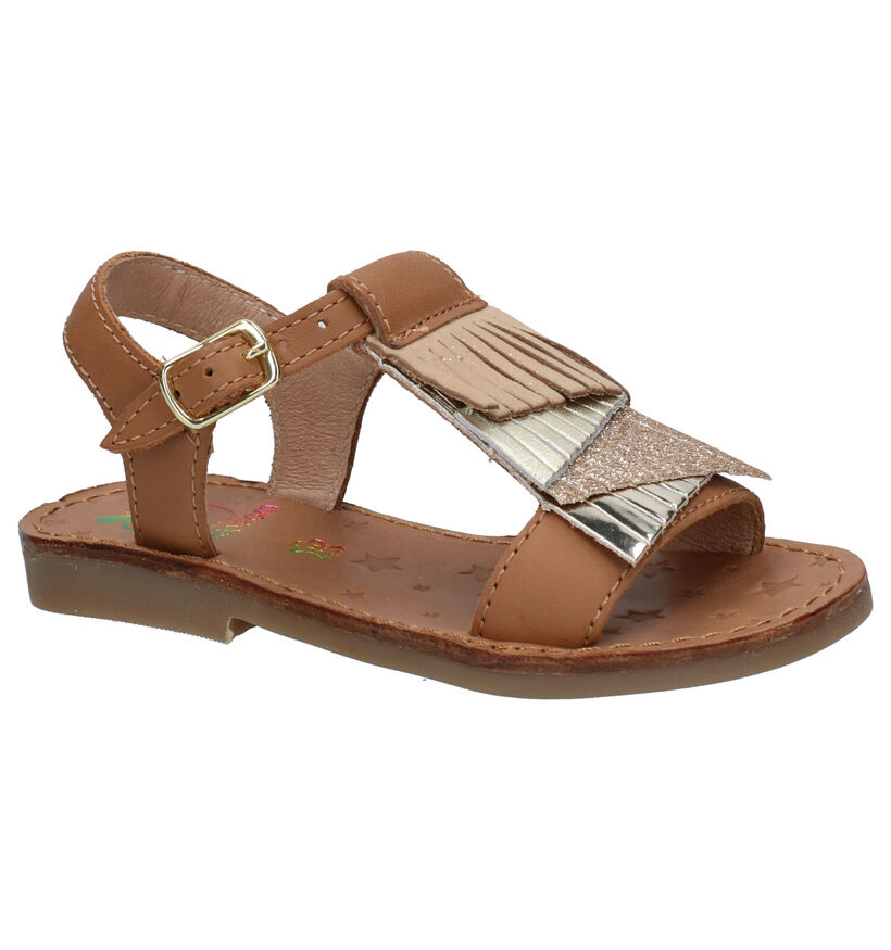 Shoo Pom Happy Falls Cognac Sandalen voor meisjes (288592)