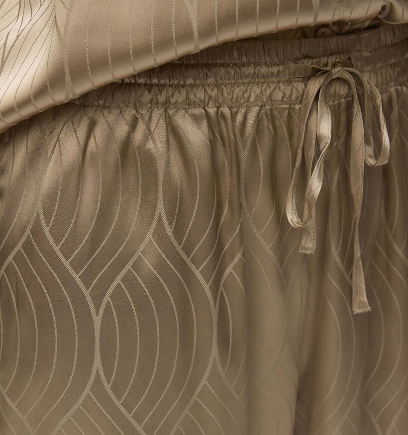 Vero Moda Brielle Bronzen Wijde broek voor dames (353172)