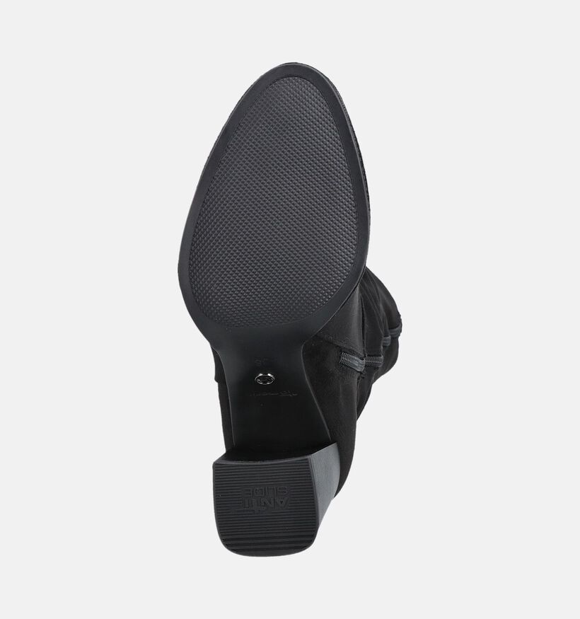 Tamaris AntiSLIDE Bottes hautes &agrave; talons en Noir pour femmes (378951)