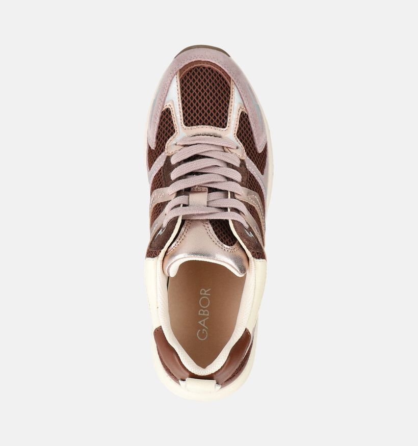 Gabor Comfort Roze Sneakers voor dames (376976) - geschikt voor steunzolen