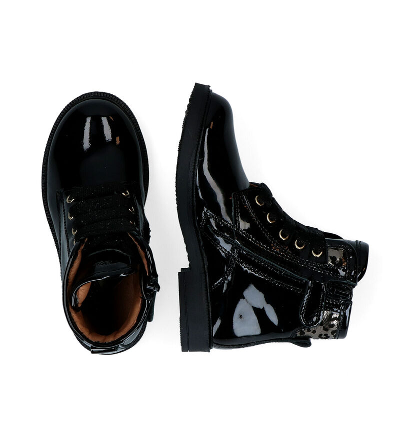 Romagnoli Zwarte Boots voor meisjes (298512) - geschikt voor steunzolen