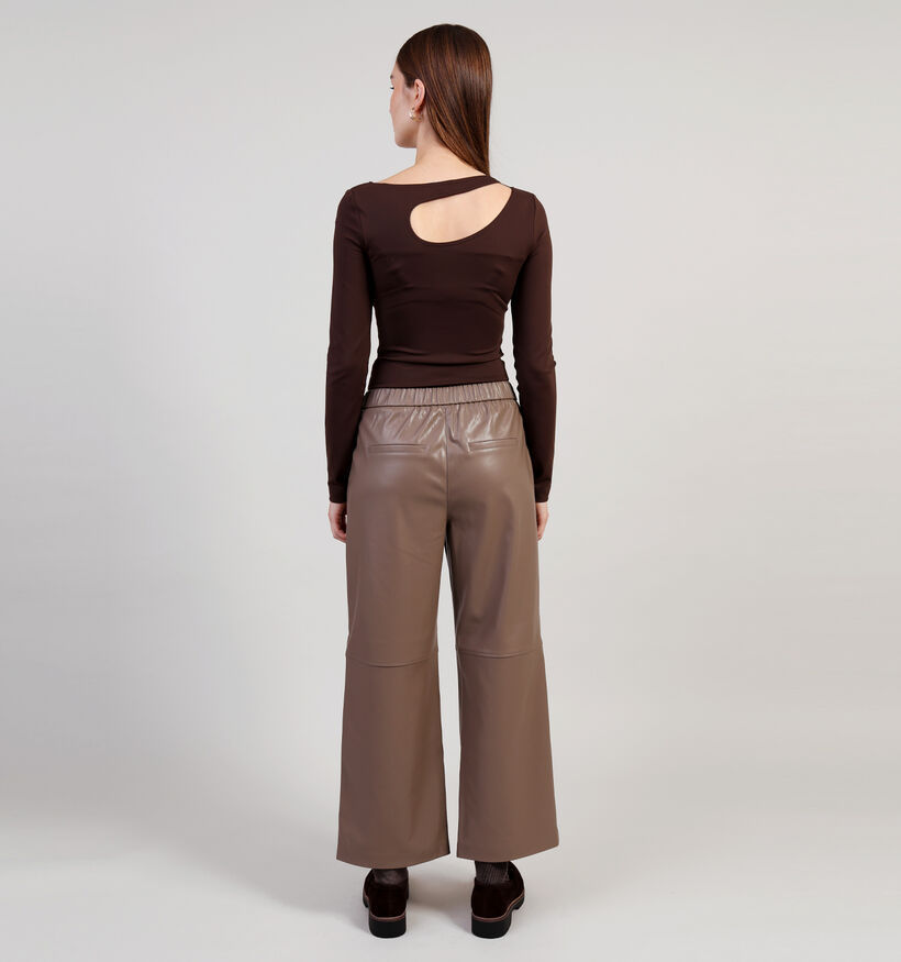 comma Bruine Geklede Broek voor dames (364453)