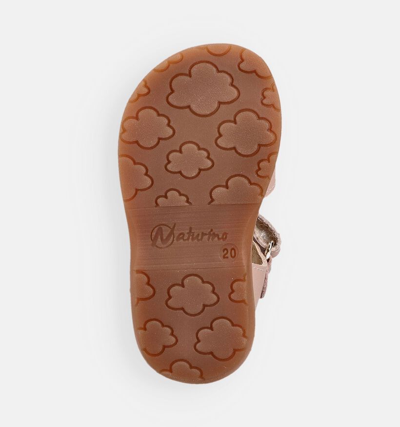 Naturino Quarzo Calf Roze Babysandalen voor meisjes (371571)