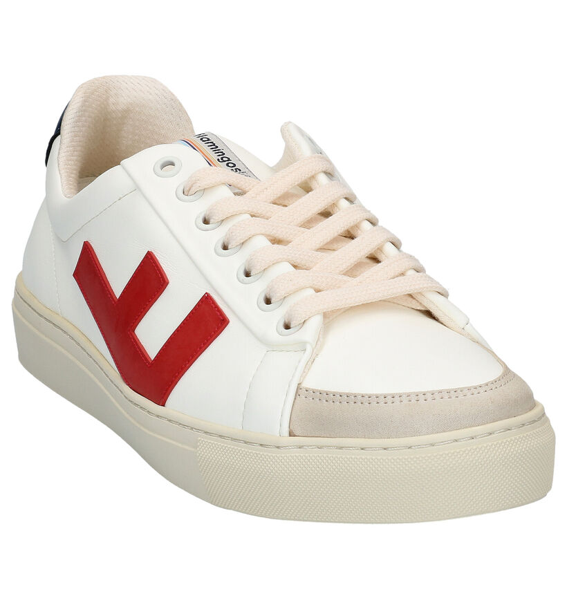 Flamingos' Life Classic 70 Ecru Sneakers in kunstleer (299856)