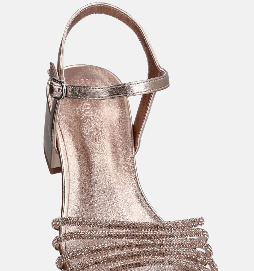 Tamaris Ros&eacute; Gouden Sandalen voor dames (371689)