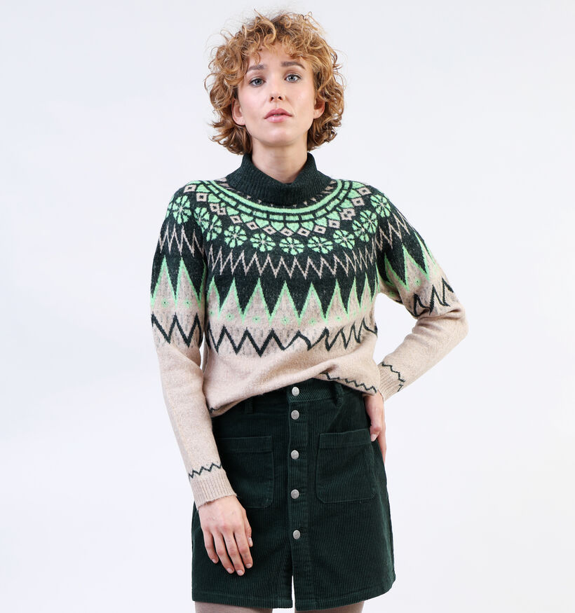 JDY Freya Pull norvégien en Vert pour femmes (330942)