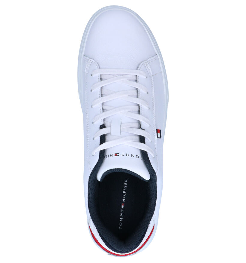 Tommy Hilfiger Essential Baskets en Blanc en cuir (252673)