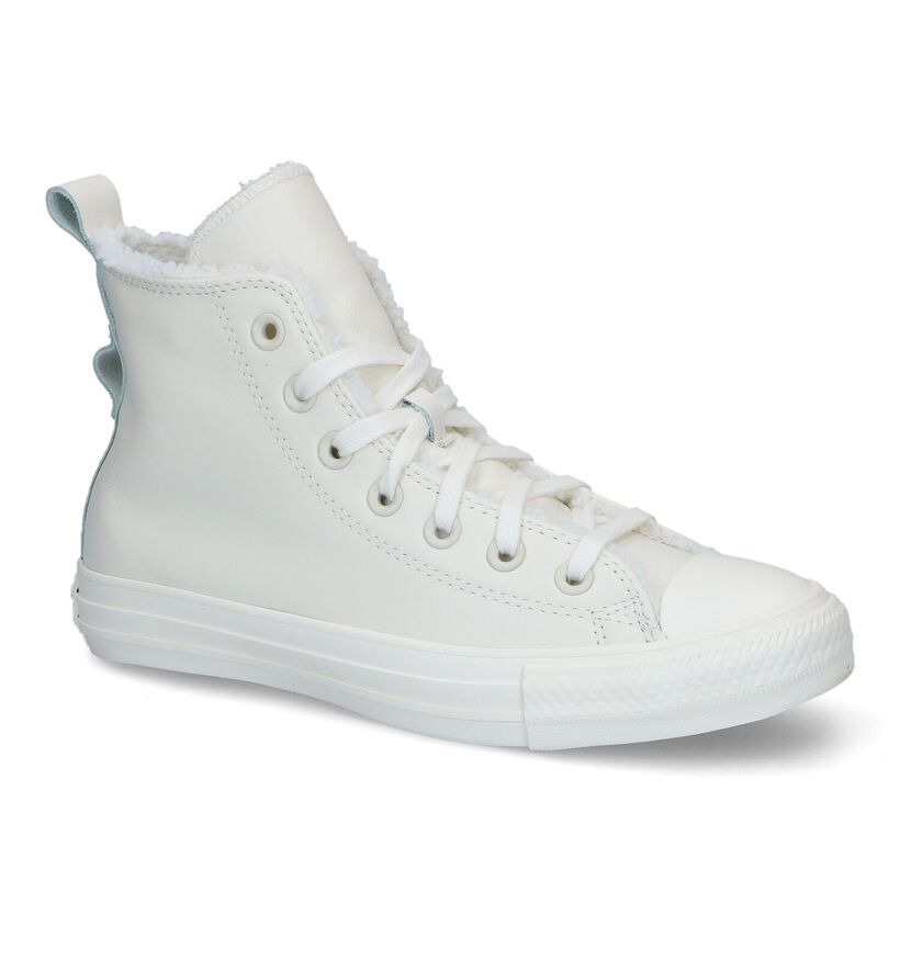 Converse CT All Star Hi Ecru Sneakers in leer (317428)