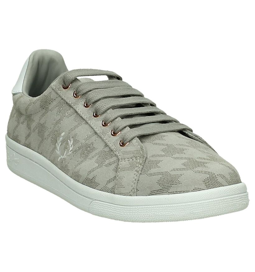 Fred Perry Baskets basses en Taupe en nubuck (201469)