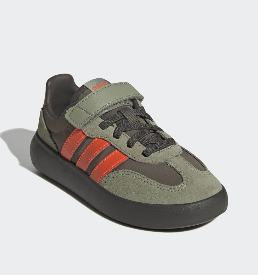 adidas Barreda Decode Kakigroene Sneakers voor jongens (365366) - geschikt voor steunzolen