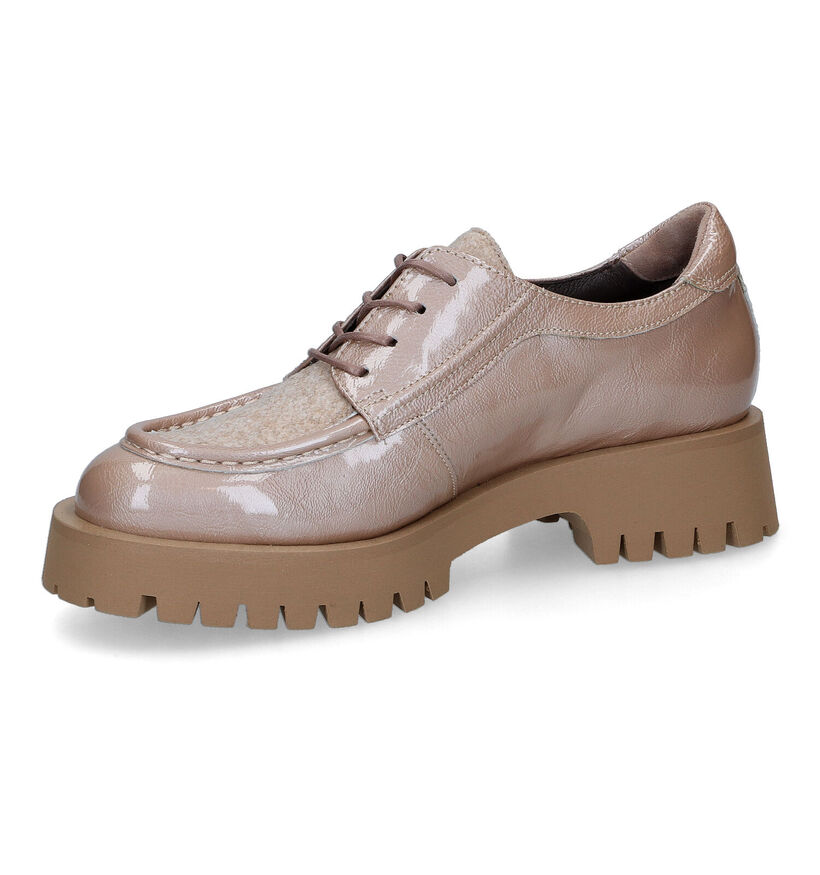Softwaves Chaussures à lacets en Or rose pour femmes (316726) - pour semelles orthopédiques