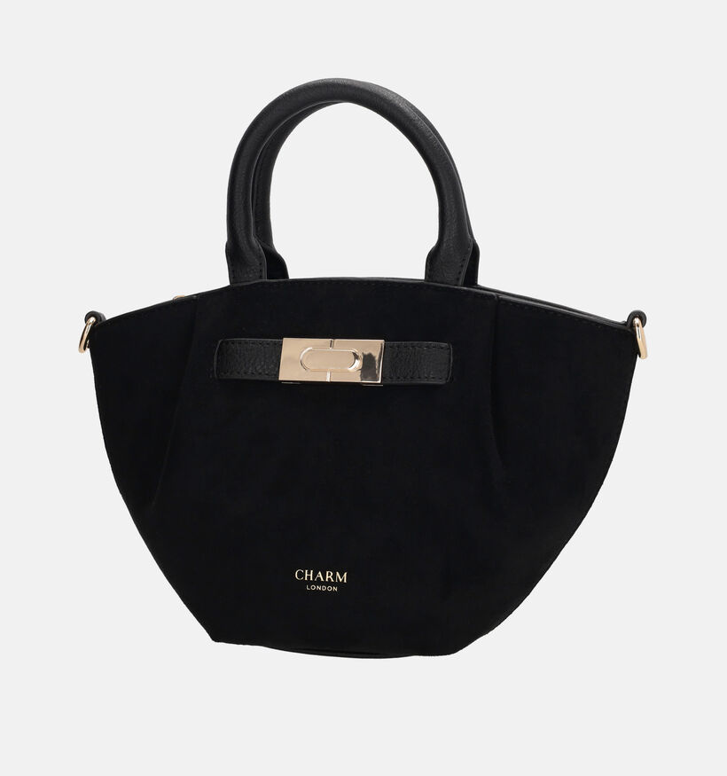 Charm London Dubai Zwarte Kleine Handtas met Riem voor dames (380947)