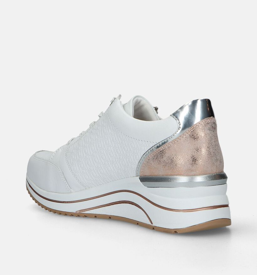 Remonte Witte Sneakers voor dames (335532) - geschikt voor steunzolen