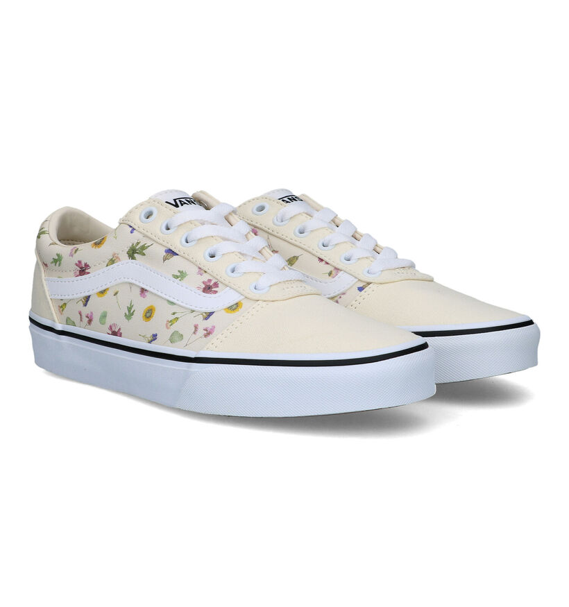 Vans Ward Baskets de skate en Rose pour femmes (327993)